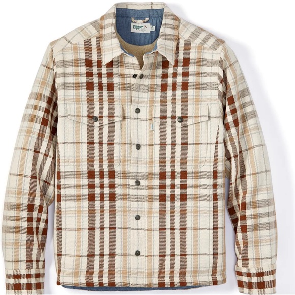 WELLEN Other - Sherpa-Lined Flannel Overshirt